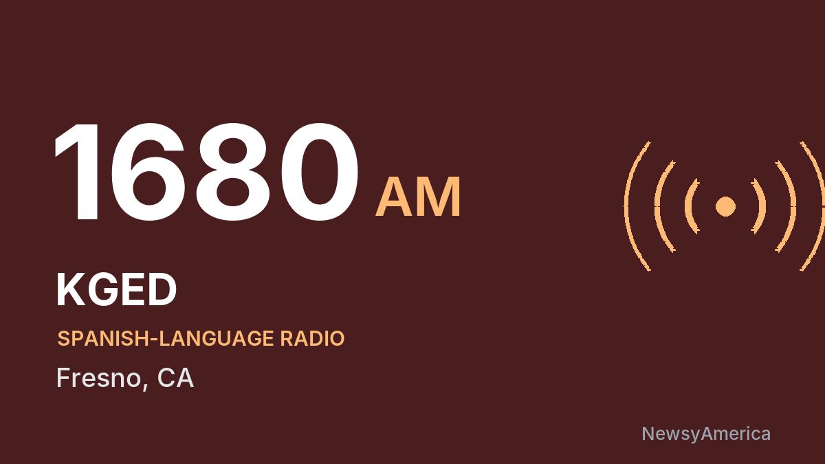 KGED 1680 AM – Fresno