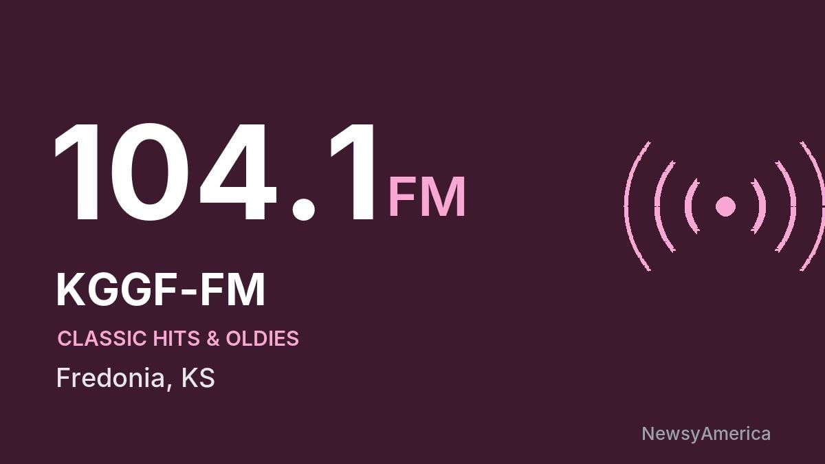 KGGF-FM 104.1 FM – Fredonia