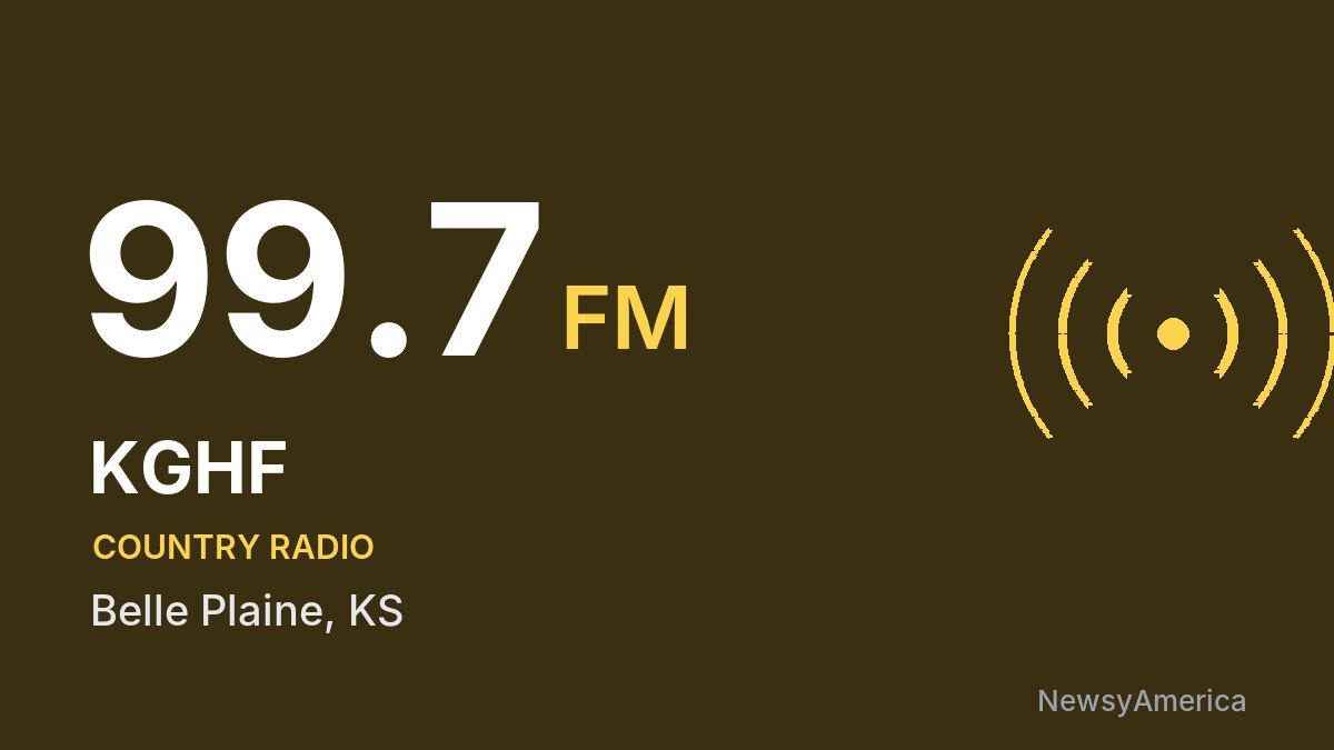 KGHF 99.7 FM – Belle Plaine