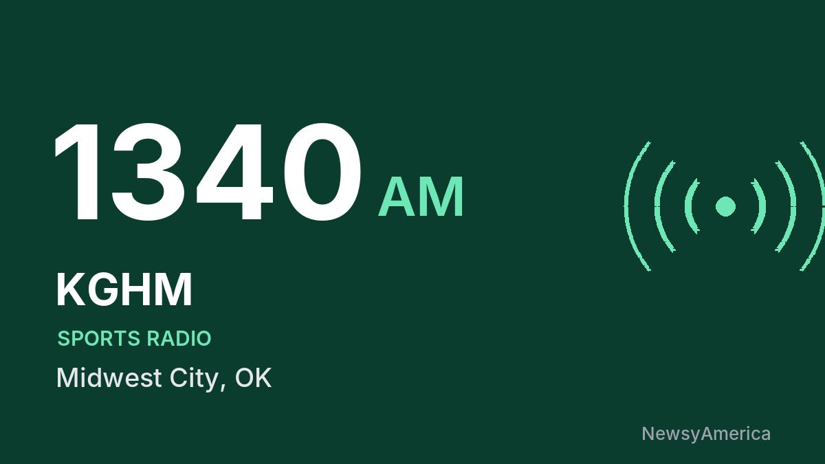 KGHM 1340 AM – Midwest City