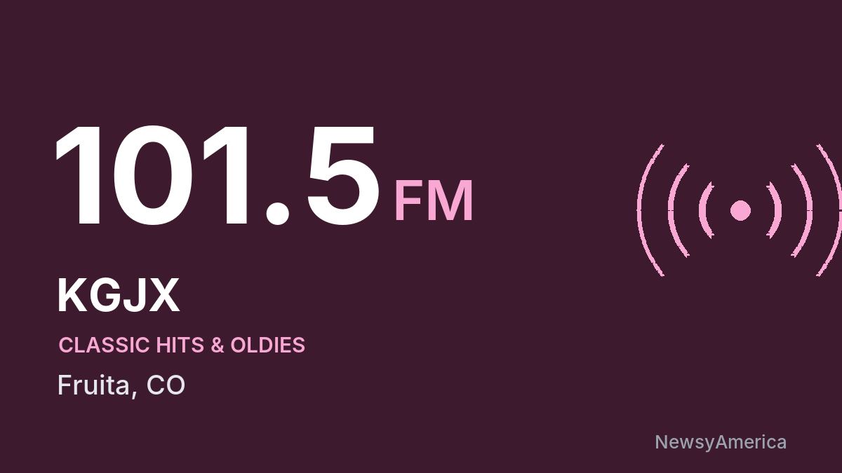 KGJX 101.5 FM – Fruita