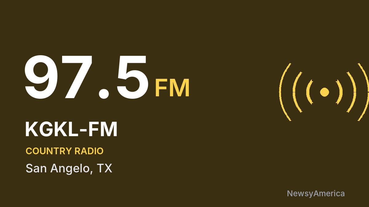 KGKL-FM 97.5 FM – San Angelo