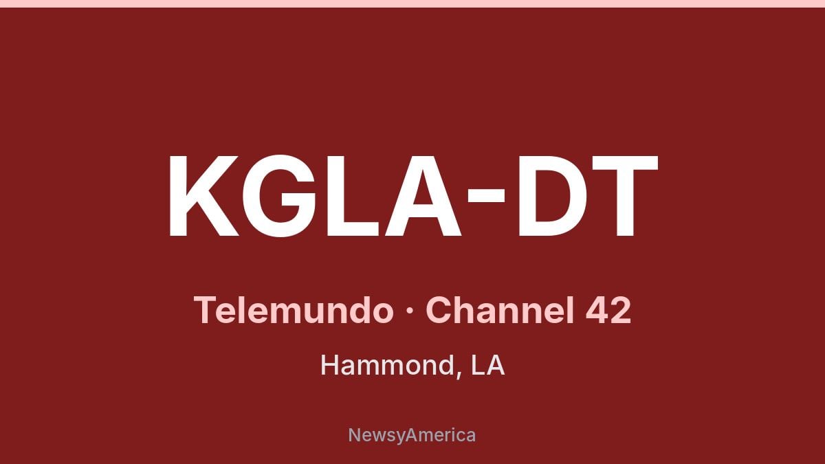 KGLA-DT – Telemundo 42 New Orleans