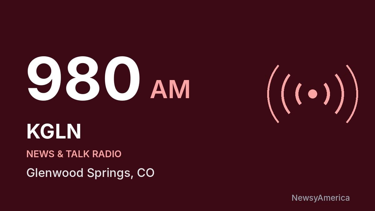 KGLN 980 AM – Glenwood Springs
