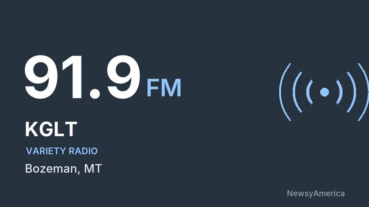 KGLT 91.9 FM – Bozeman
