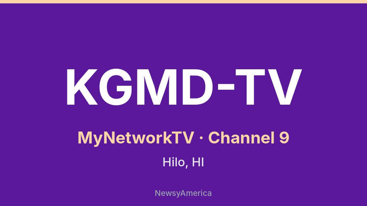 KGMD-TV – MyNetworkTV 9 Honolulu