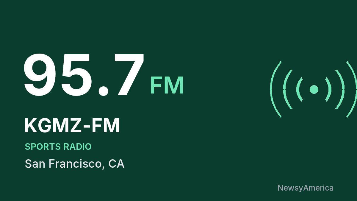KGMZ-FM 95.7 FM – San Francisco