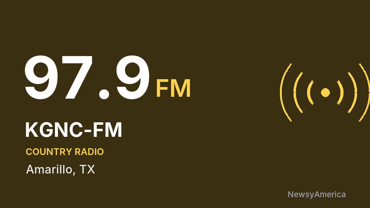 KGNC-FM 97.9 FM – Amarillo