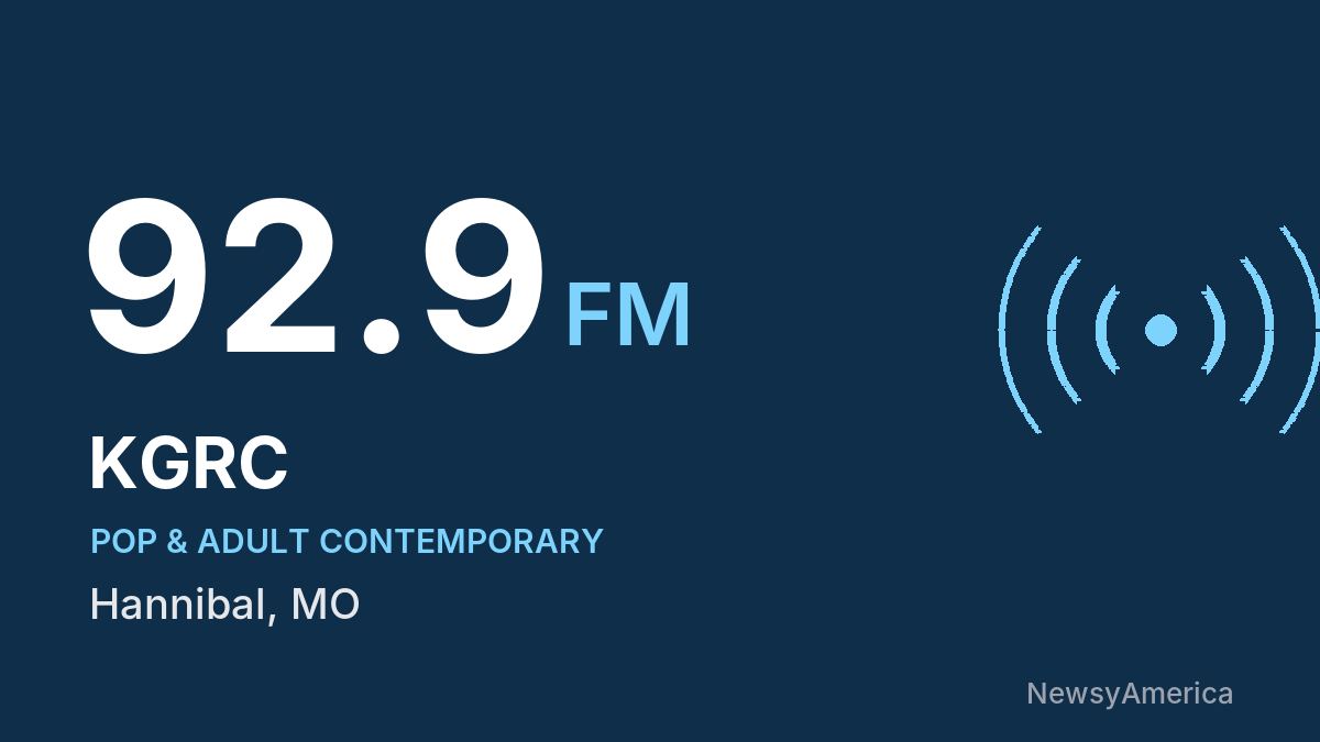 KGRC 92.9 FM – Hannibal