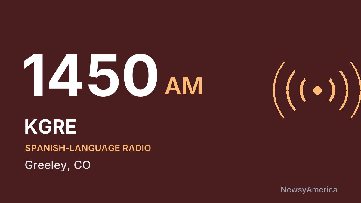 KGRE 1450 AM – Greeley