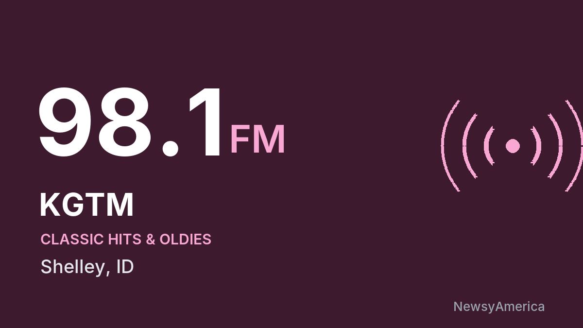 KGTM 98.1 FM – Shelley
