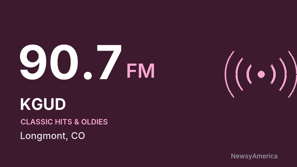 KGUD 90.7 FM – Longmont