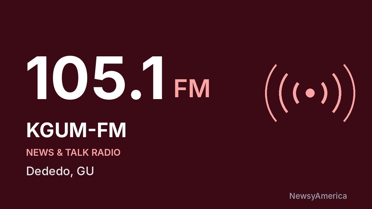 KGUM-FM 105.1 FM – Dededo