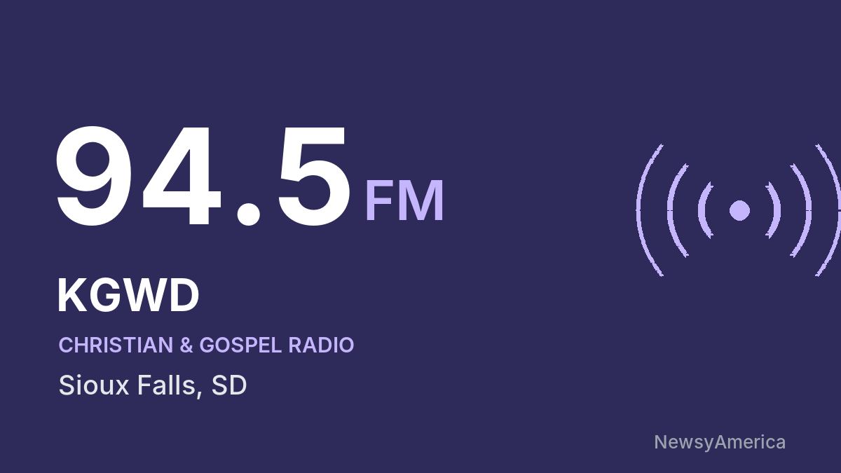 KGWD 94.5 FM – Sioux Falls