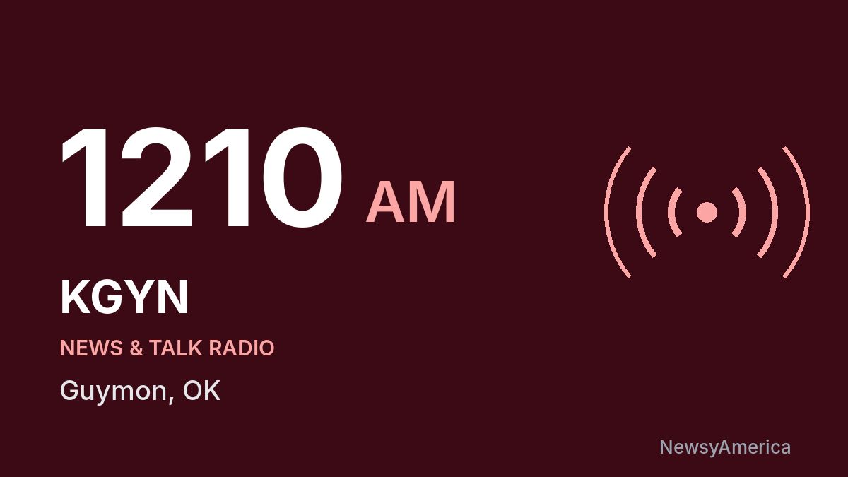 KGYN 1210 AM – Guymon