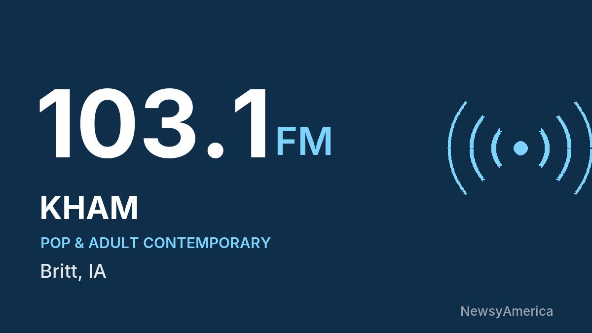 KHAM 103.1 FM – Britt