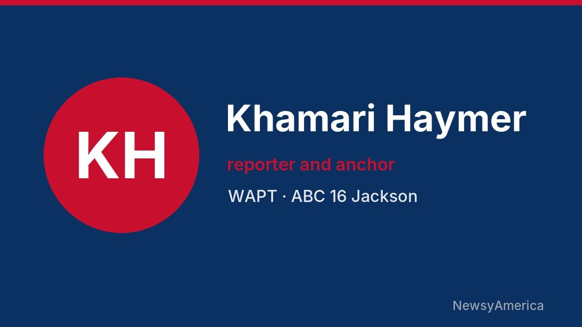 Khamari Haymer – WAPT, Jackson