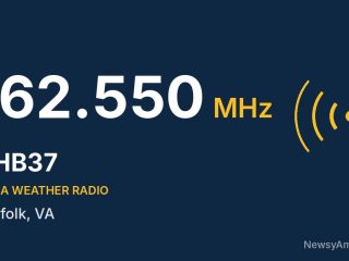 KHB37 NOAA Weather Radio 162.550 MHz, Norfolk, VA