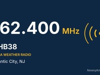 KHB38 NOAA Weather Radio 162.400 MHz, Atlantic City, NJ
