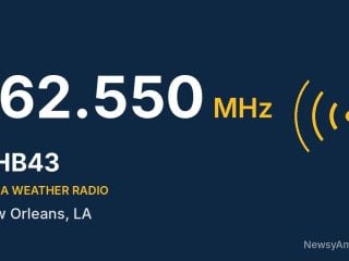 KHB43 NOAA Weather Radio 162.550 MHz, New Orleans, LA