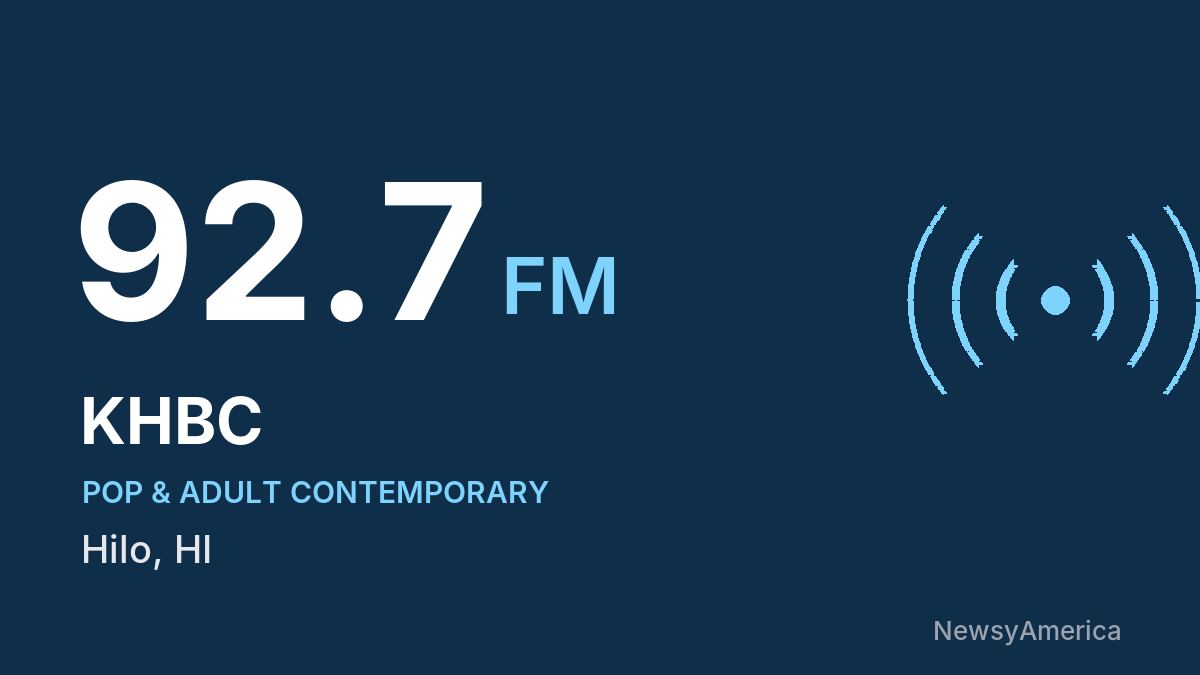 KHBC 92.7 FM – Hilo