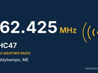 KHC47 NOAA Weather Radio 162.425 MHz, Meddybemps, ME