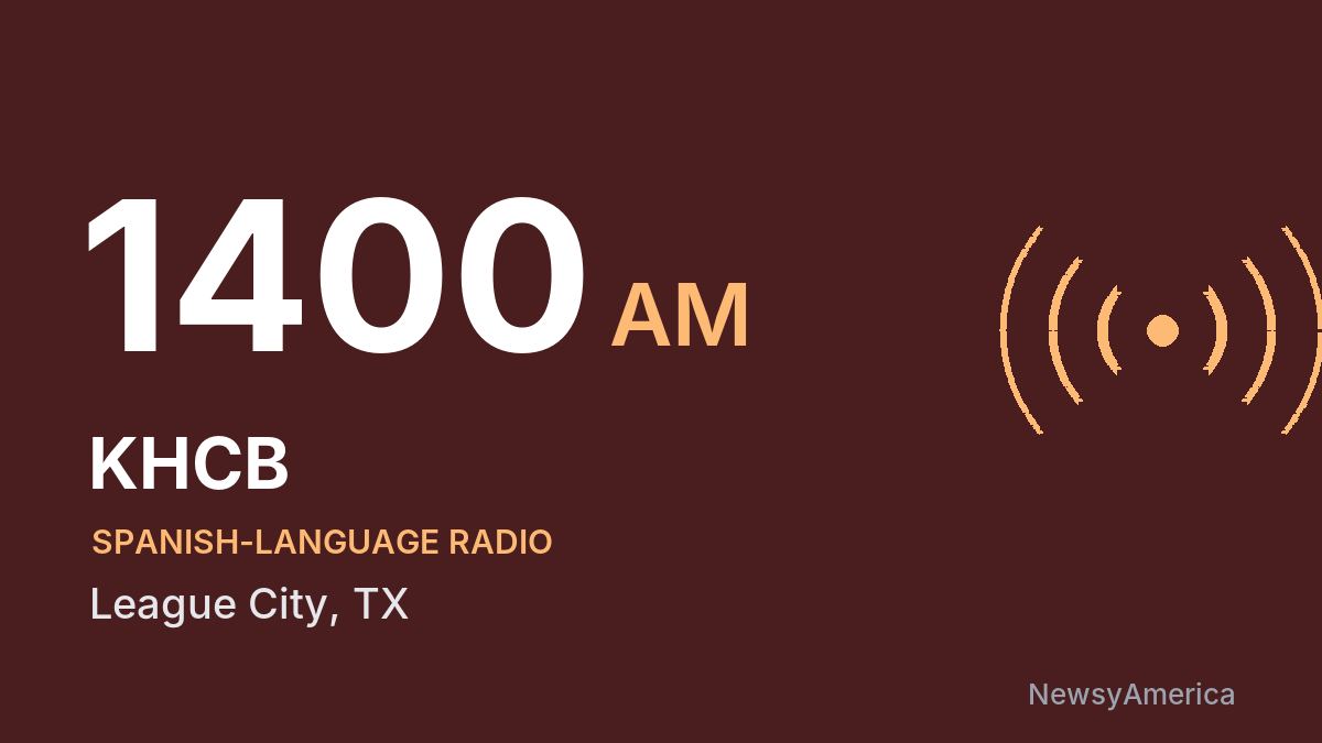 KHCB 1400 AM – League City