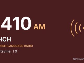KHCH 1410 AM, Huntsville, TX