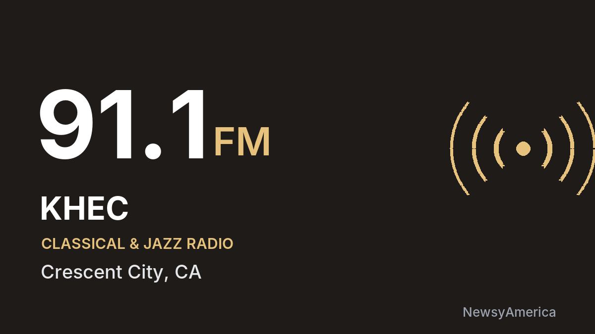 KHEC 91.1 FM – Crescent City