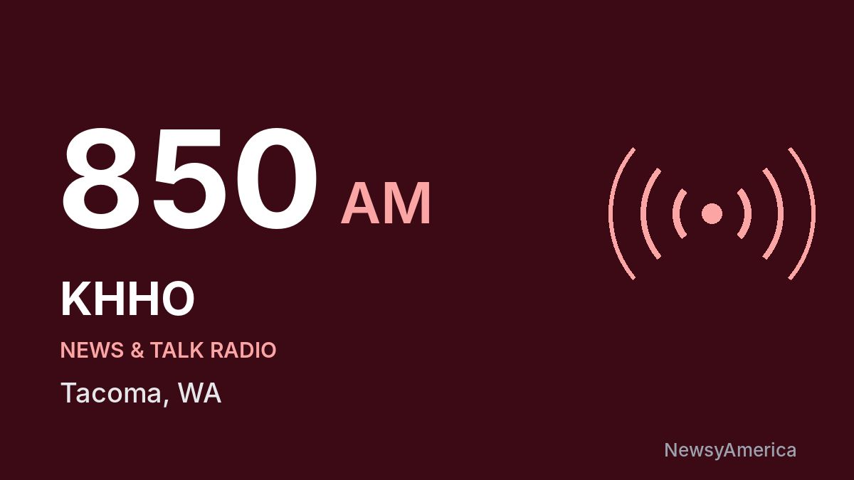 KHHO 850 AM – Tacoma
