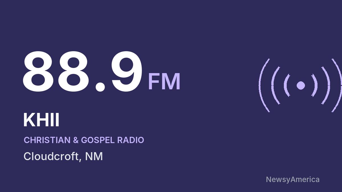 KHII 88.9 FM – Cloudcroft