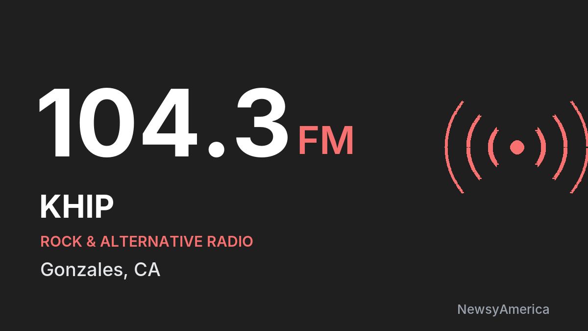 KHIP 104.3 FM – Gonzales