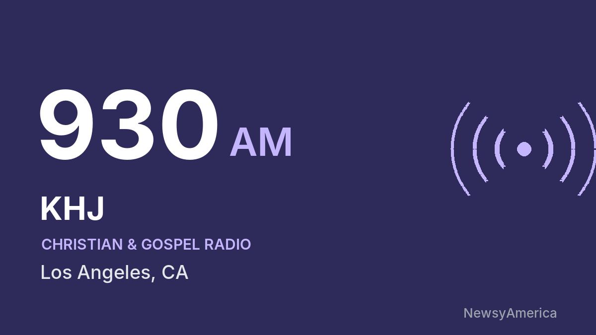 KHJ 930 AM – Los Angeles