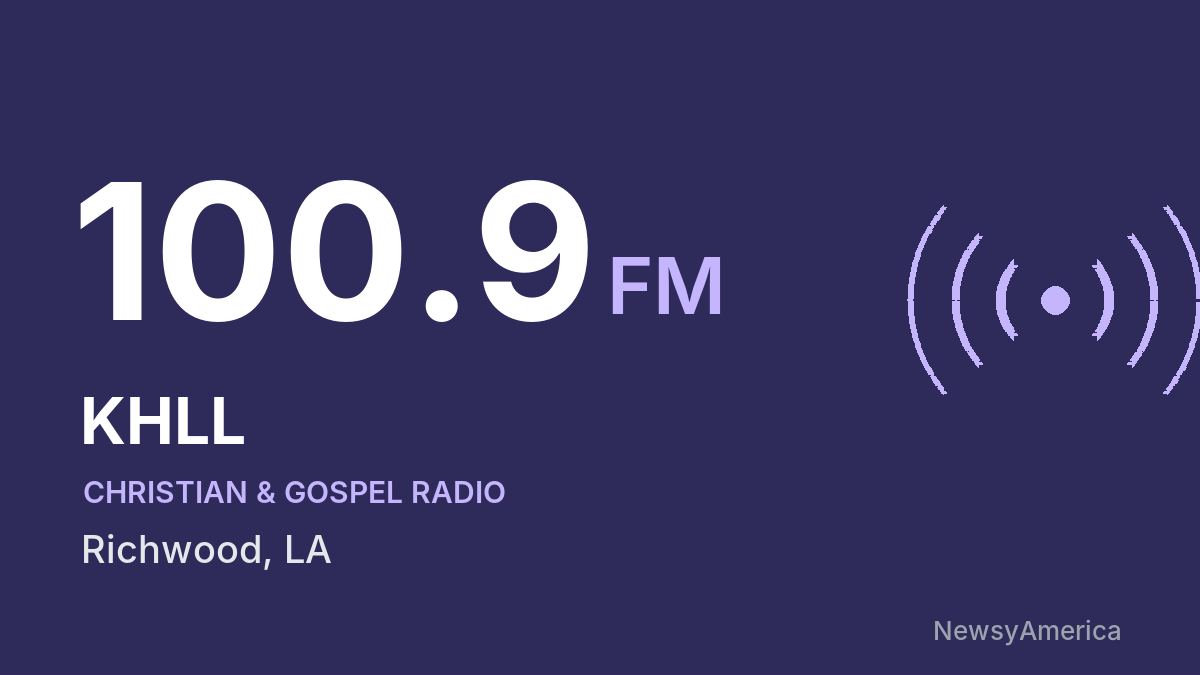 KHLL 100.9 FM – Richwood