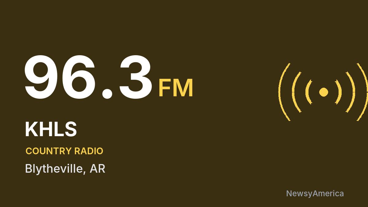 KHLS 96.3 FM – Blytheville