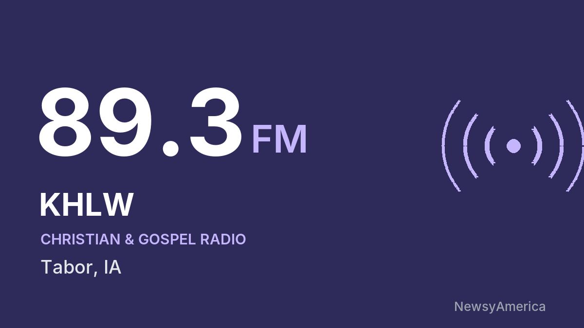 KHLW 89.3 FM – Tabor