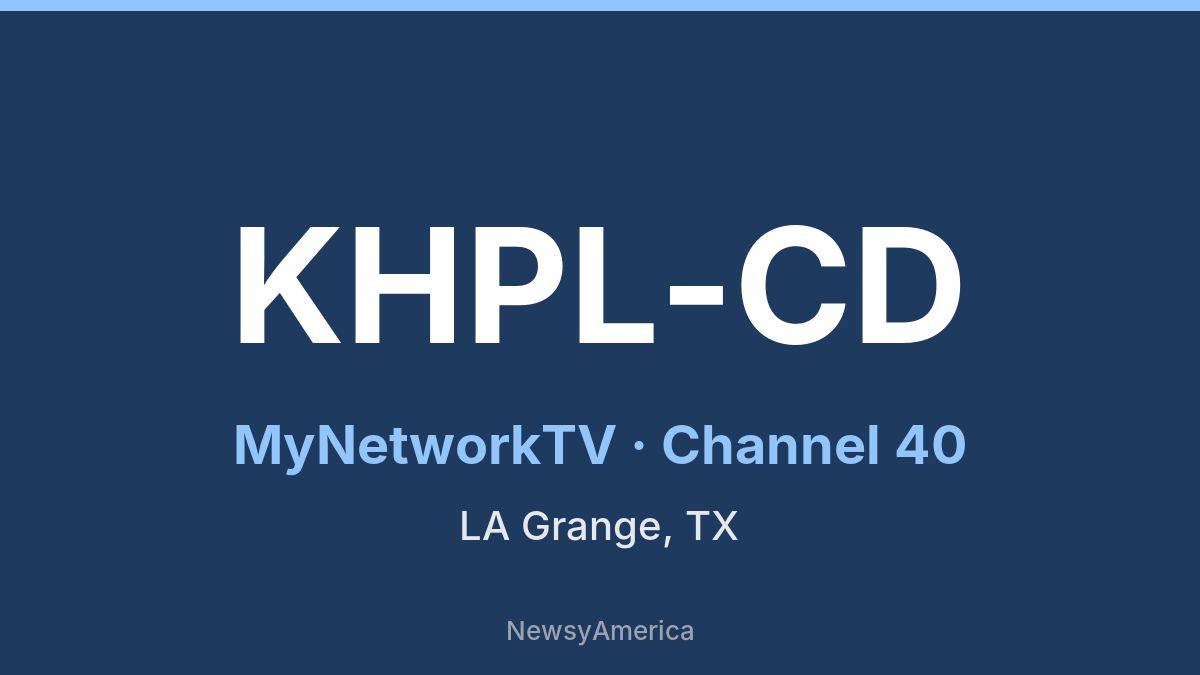 KHPL-CD – MyNetworkTV 40 Austin