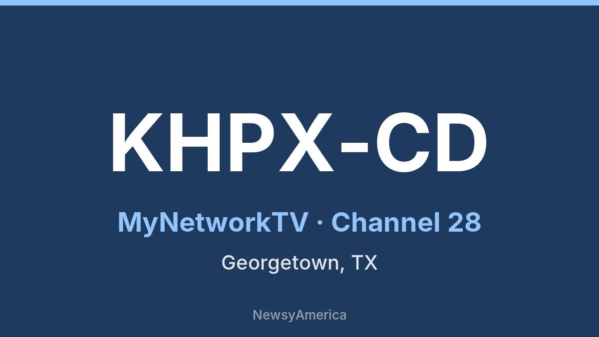 KHPX-CD – MyNetworkTV 28 Austin