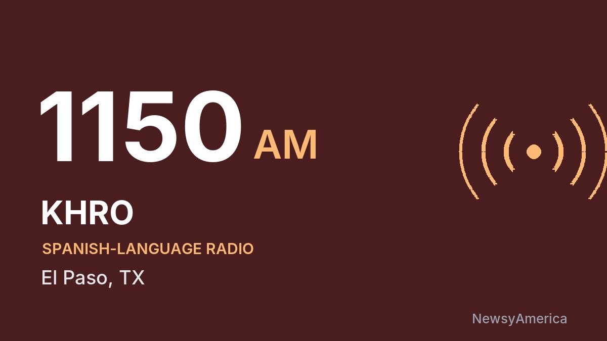 KHRO 1150 AM – El Paso