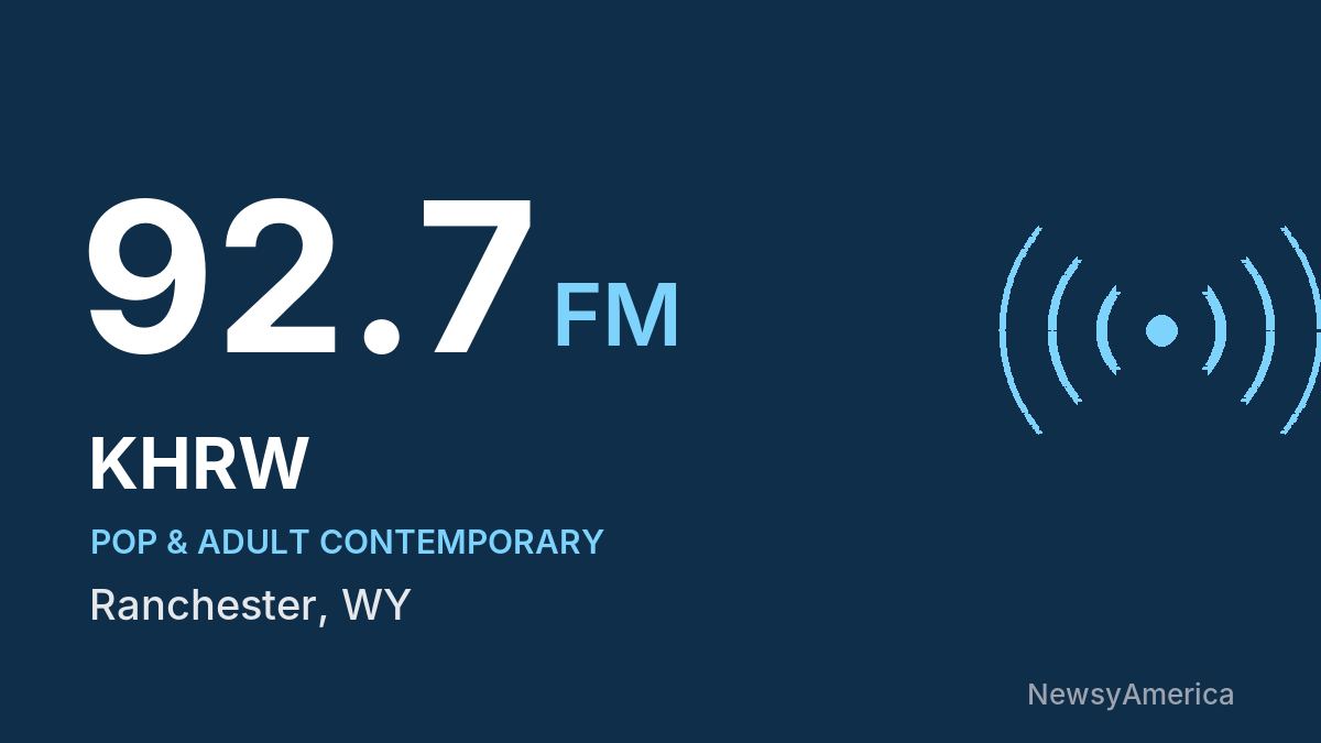 KHRW 92.7 FM – Ranchester