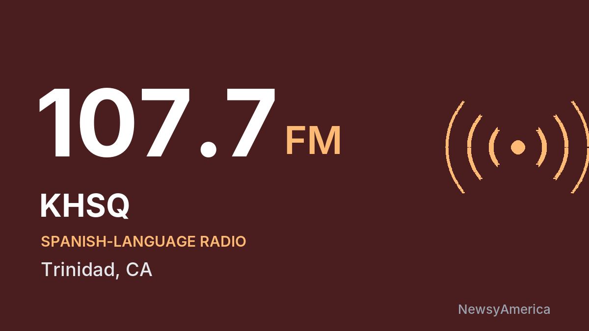 KHSQ 107.7 FM – Trinidad