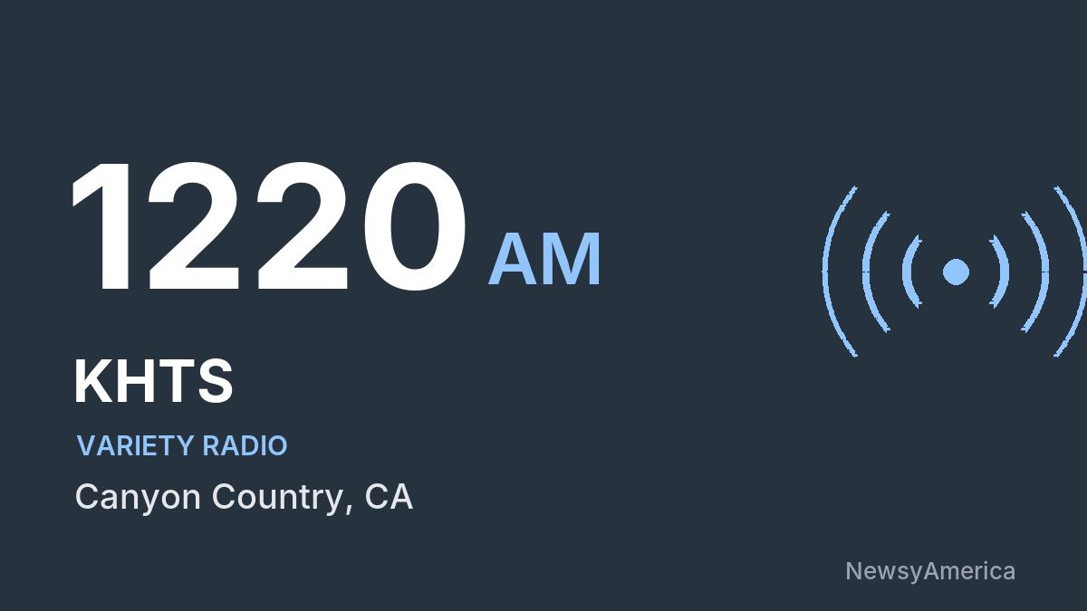 KHTS 1220 AM – Canyon Country