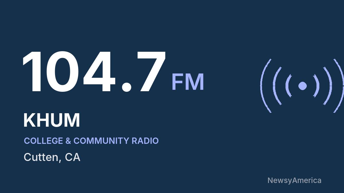 KHUM 104.7 FM – Cutten