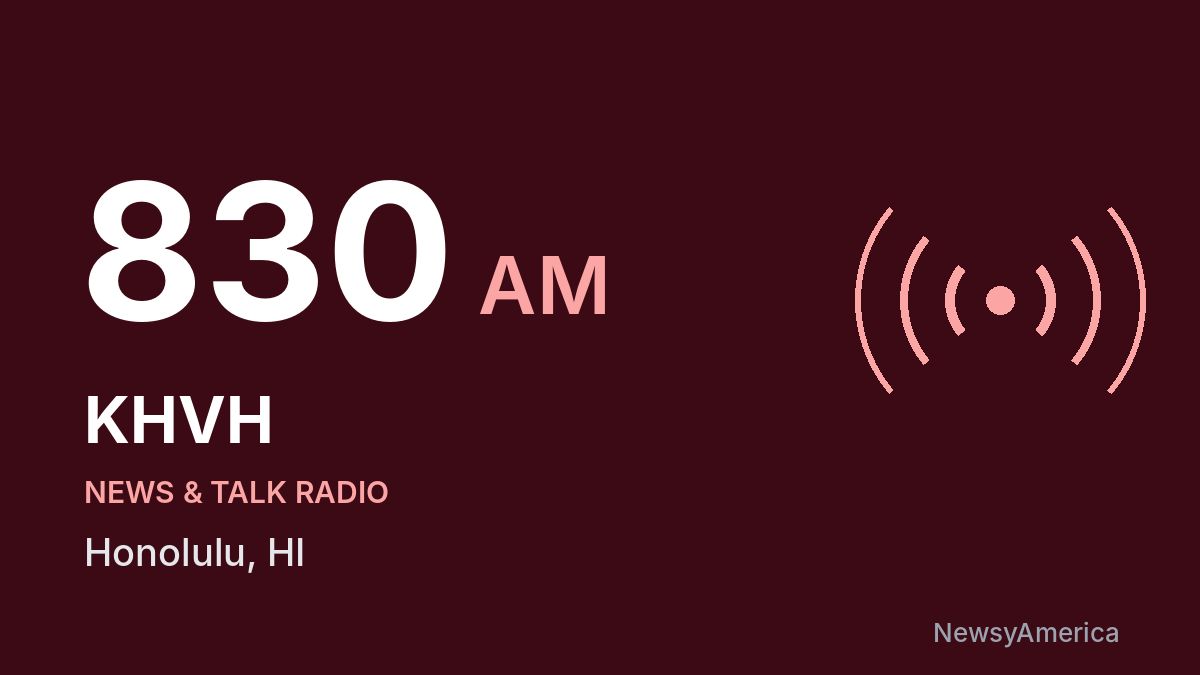 KHVH 830 AM – Honolulu