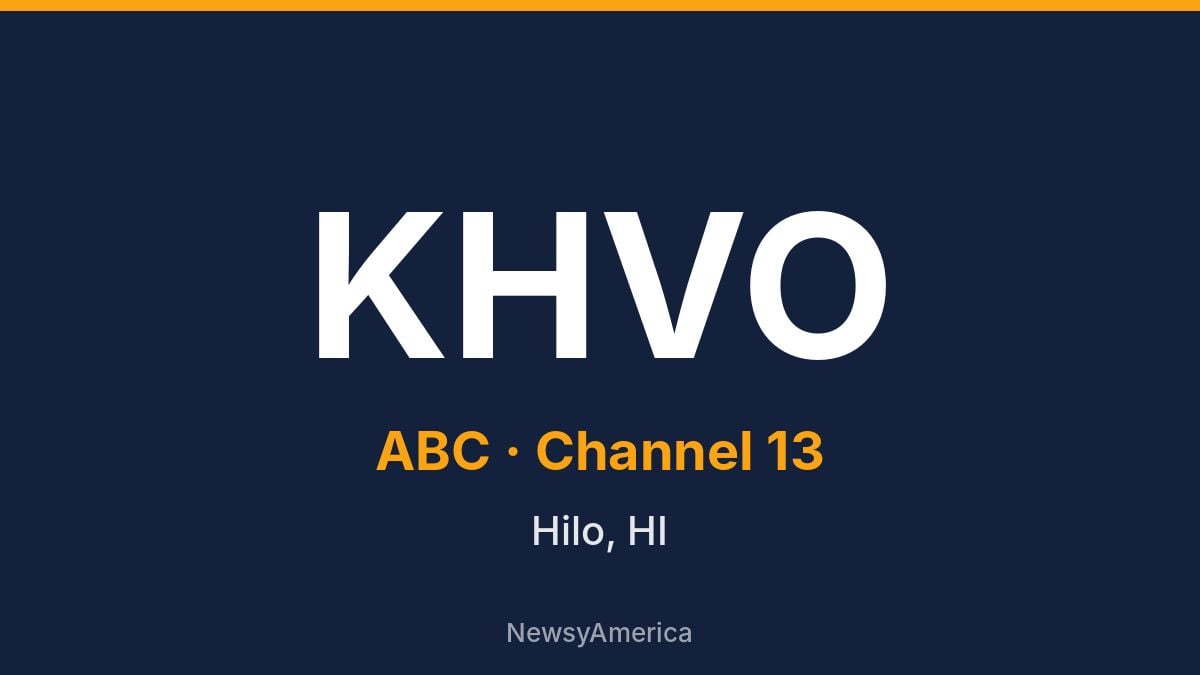 KHVO – ABC 13 Honolulu