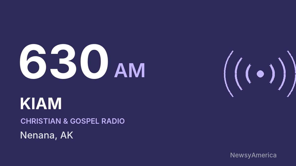 KIAM 630 AM – Nenana
