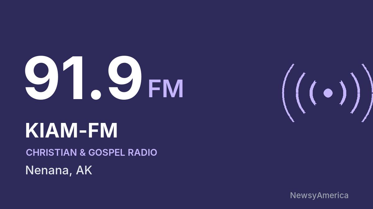 KIAM-FM 91.9 FM – Nenana