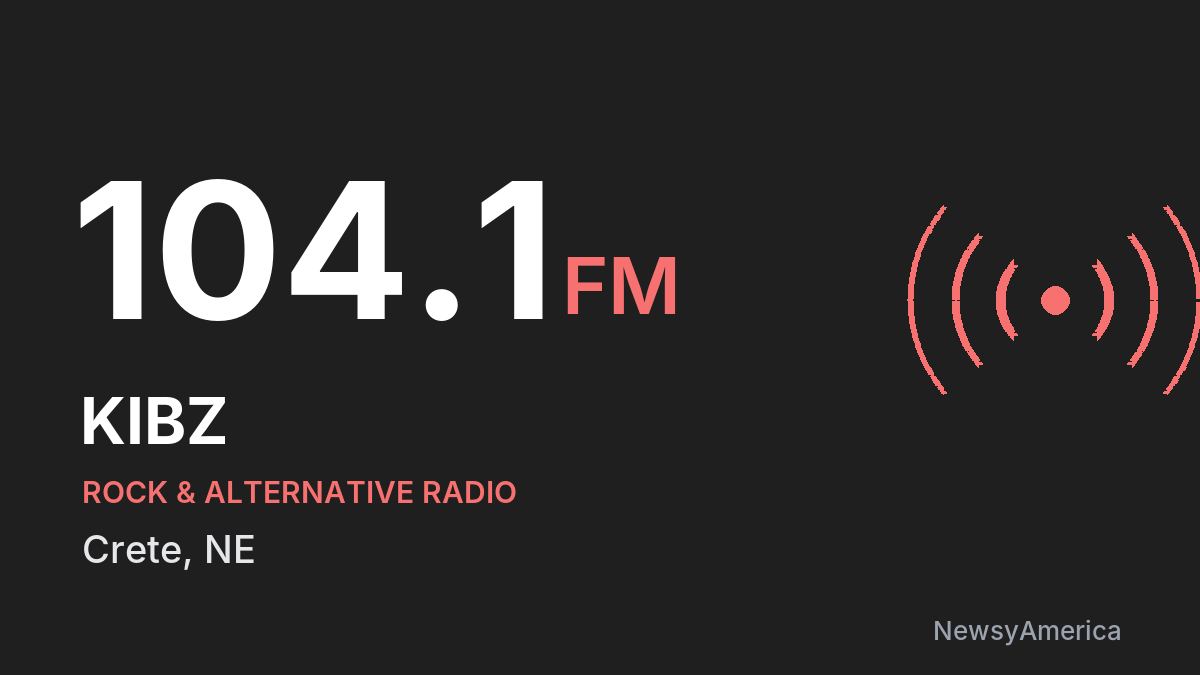 KIBZ 104.1 FM – Crete