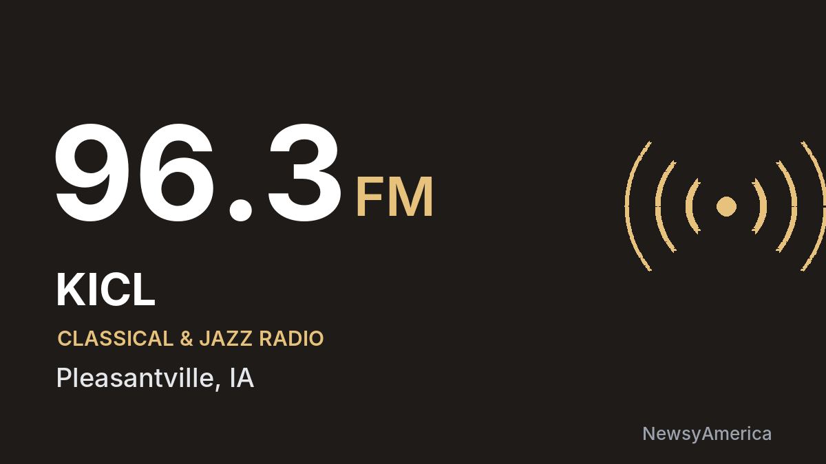 KICL 96.3 FM – Pleasantville