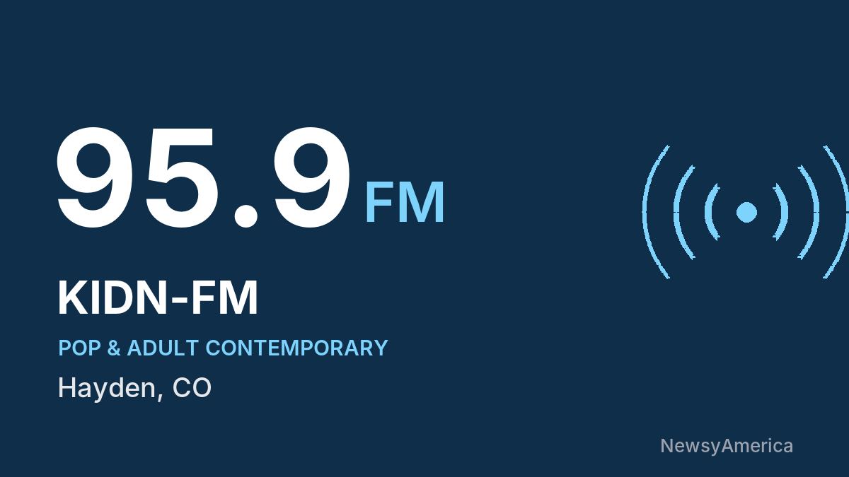 KIDN-FM 95.9 FM – Hayden